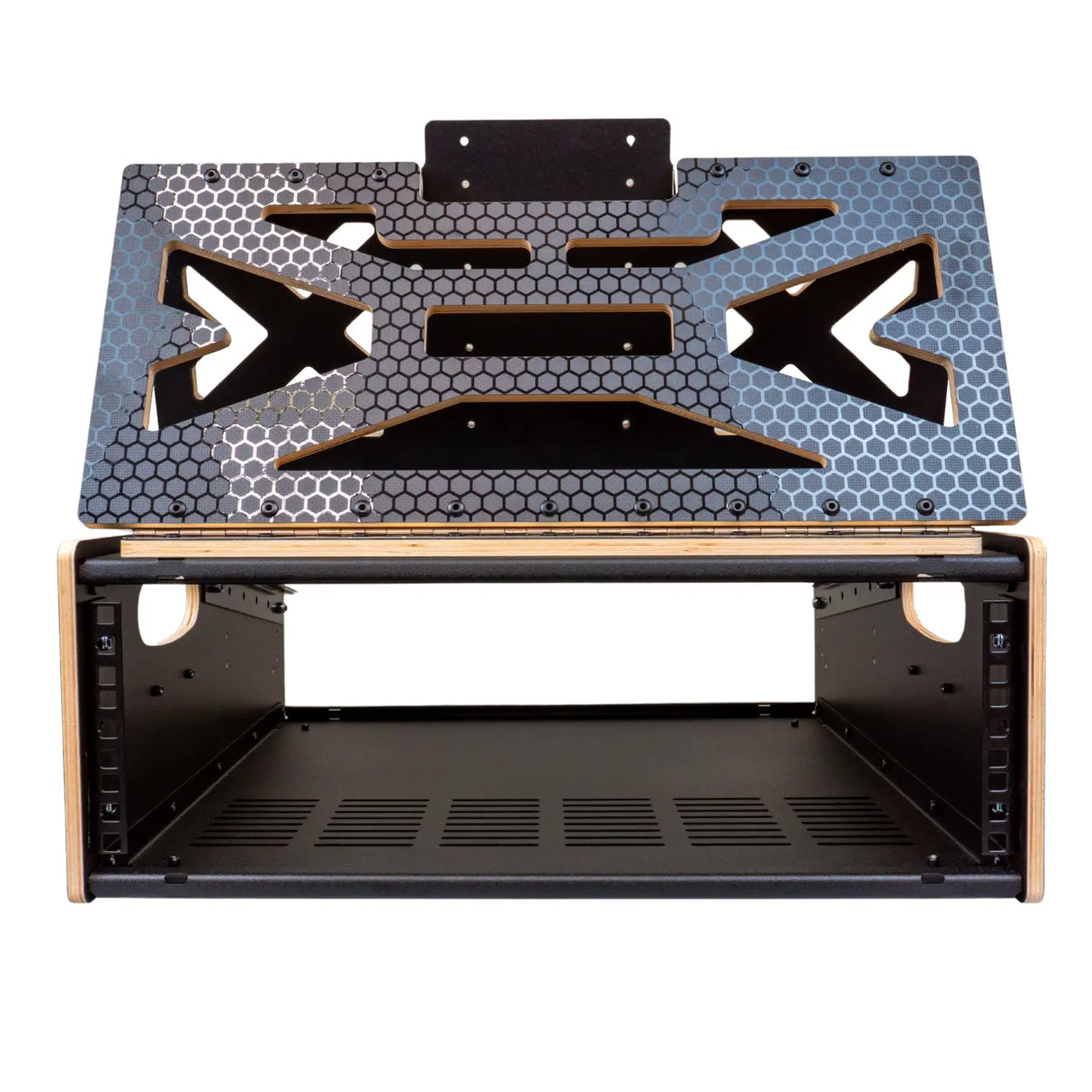 Video/Lighting Fly Rack with Single Monitor Mount