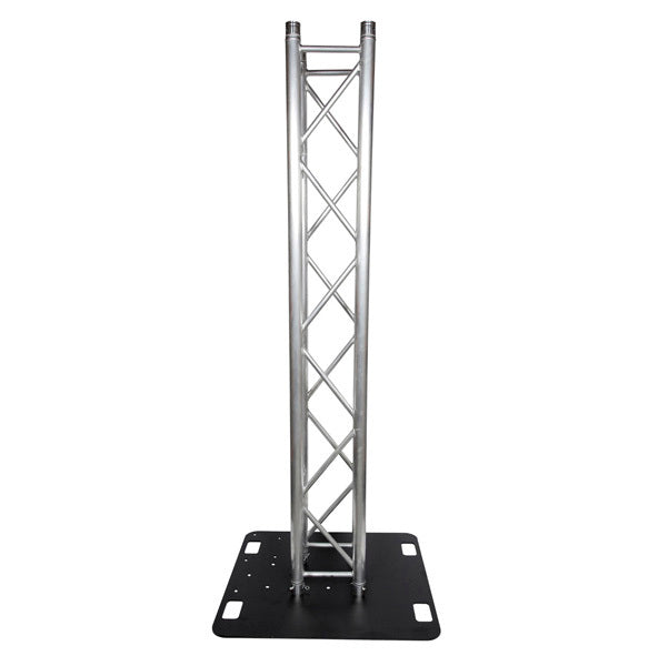 Box Lighting Truss Stand 2 Meter Trussing & Steel 800mm Base