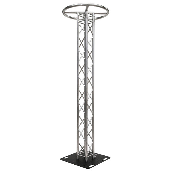 2.5 Metre 290mm Box Truss Light Stand, 1 Metre Ring