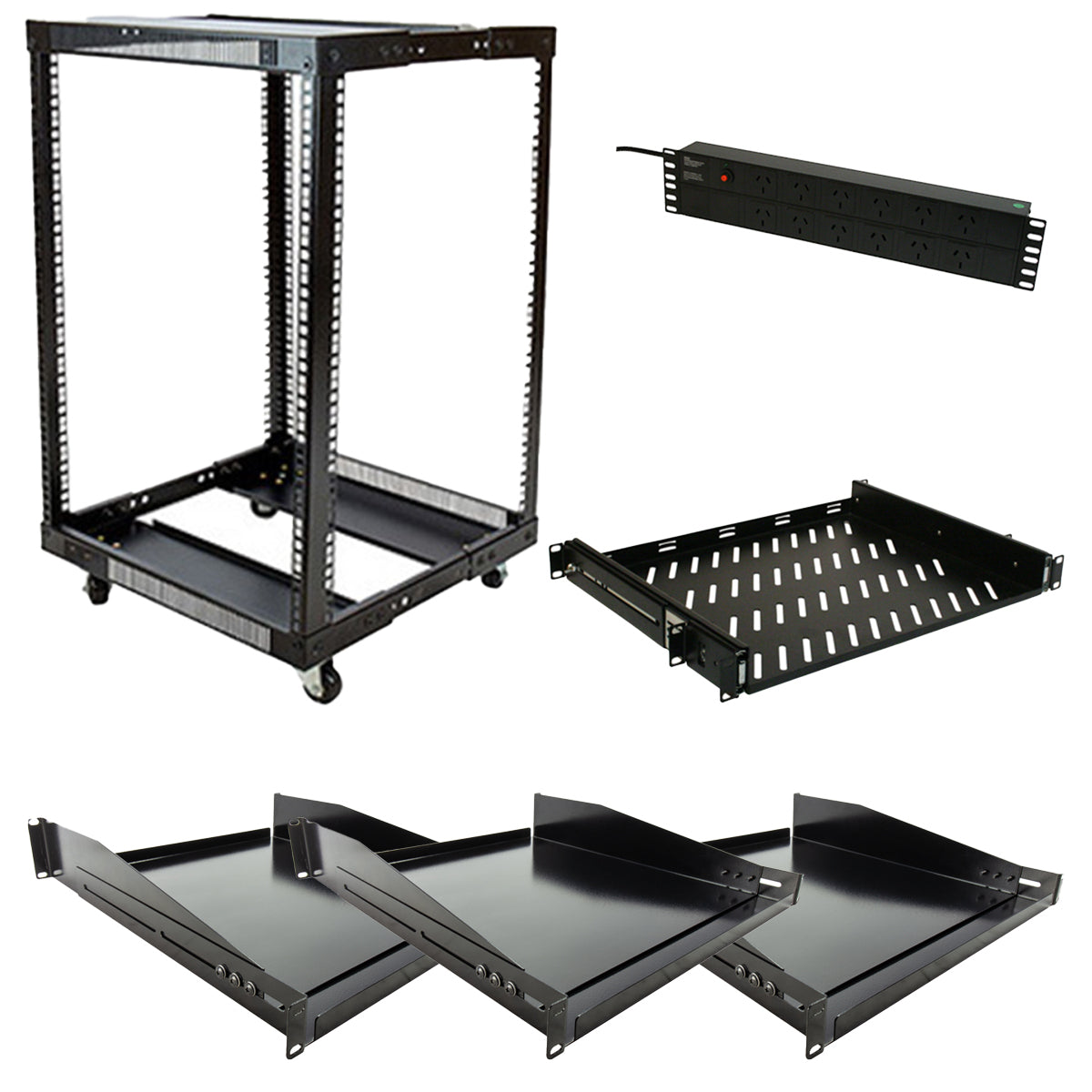 AV Media In-Cabinet 15RU Server Rack Kit