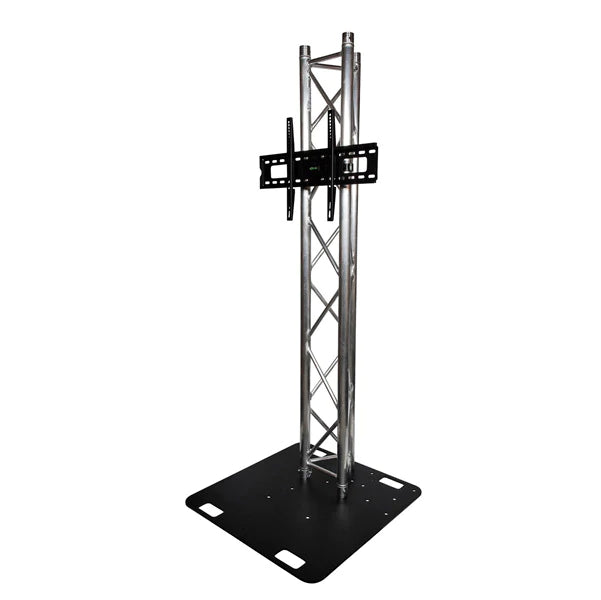 2m Tri Truss Flat Mount TV Stand with 800mm Steel Base