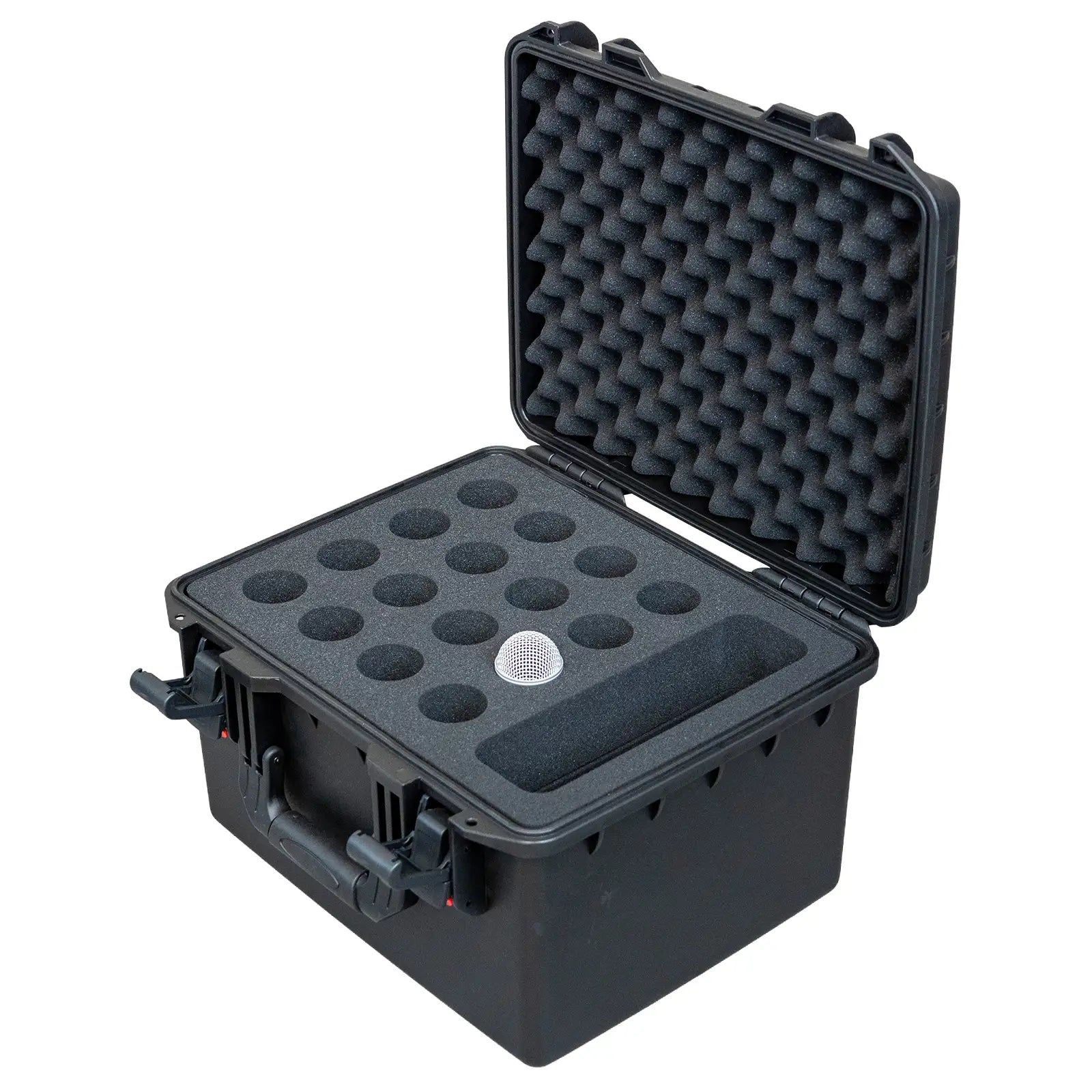 16-Slot Microphone Hard Case