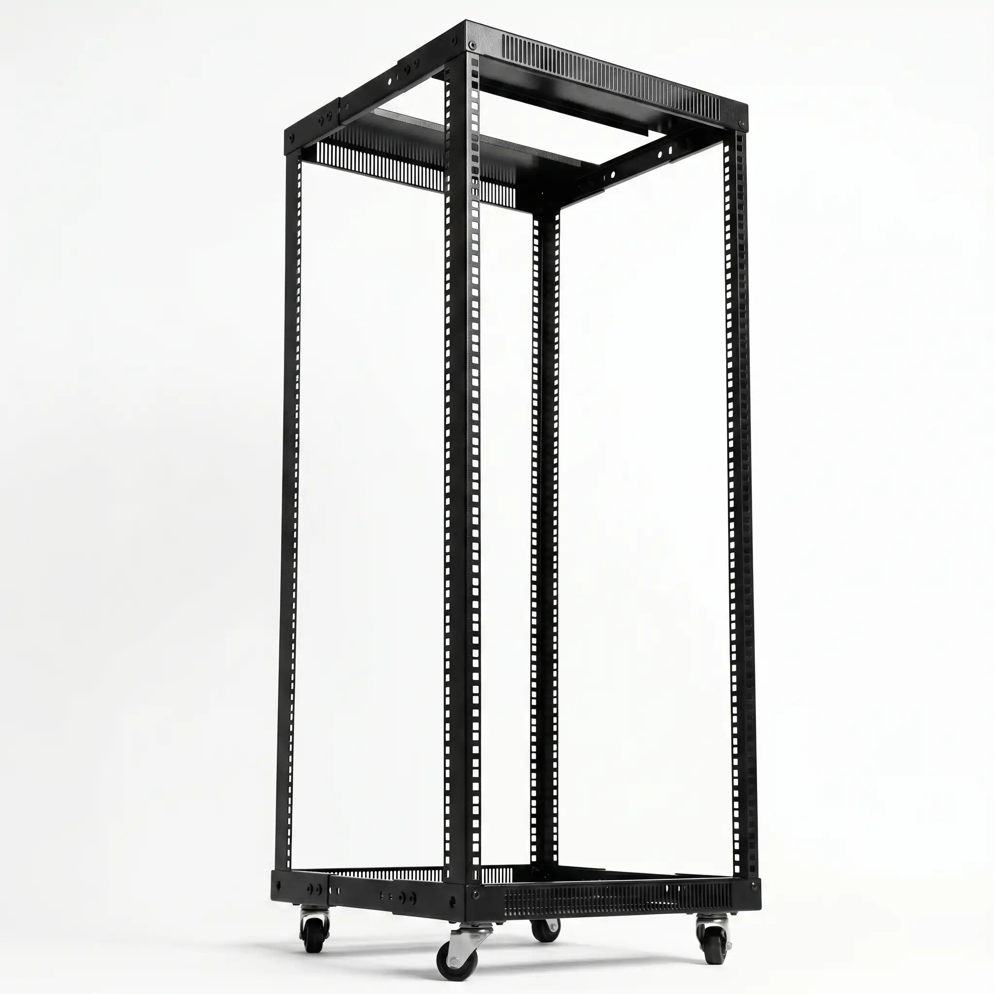 Angled view of 24RU Rack