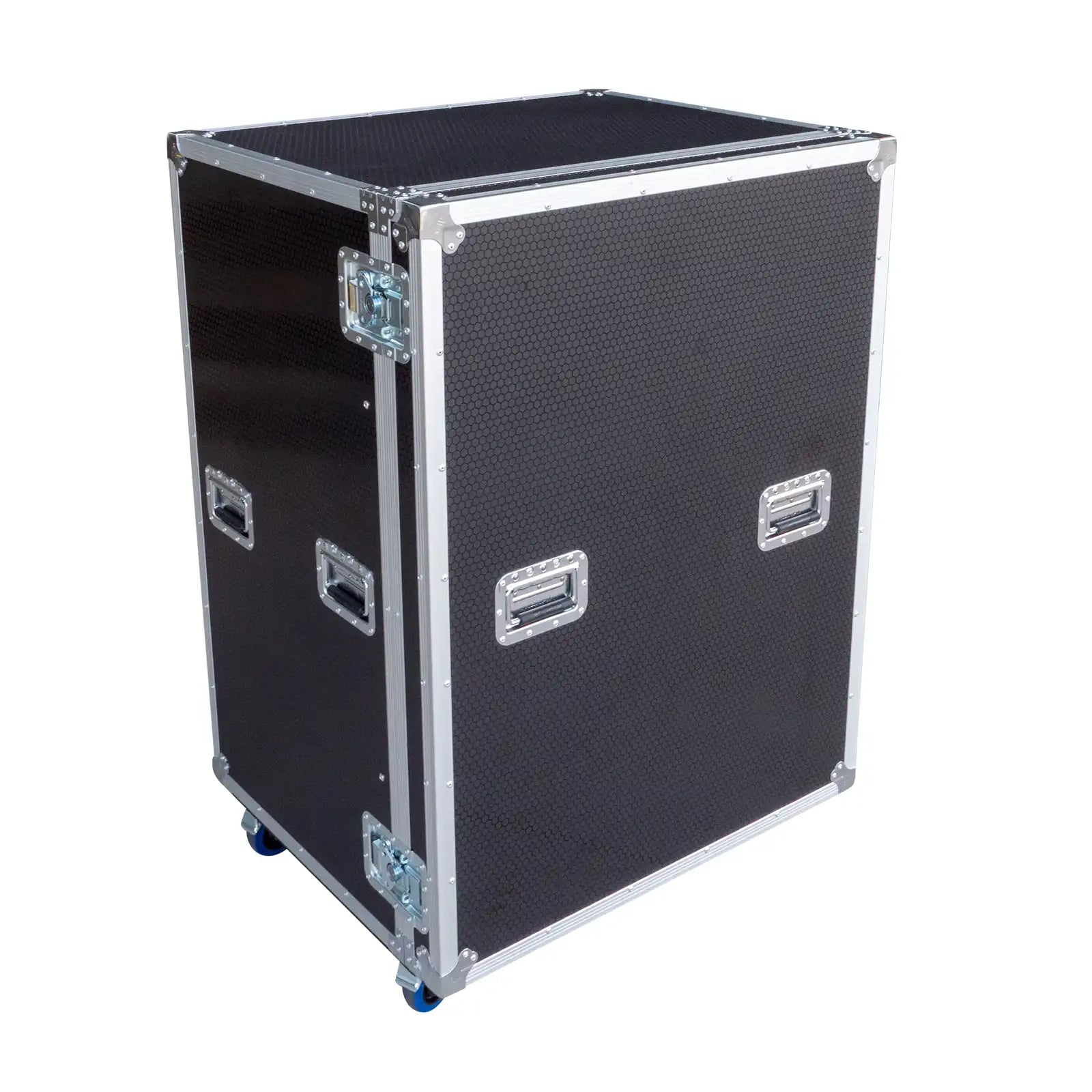 Outside view of the 8-Crate Mixed Storage Road Case (Double-Wide)