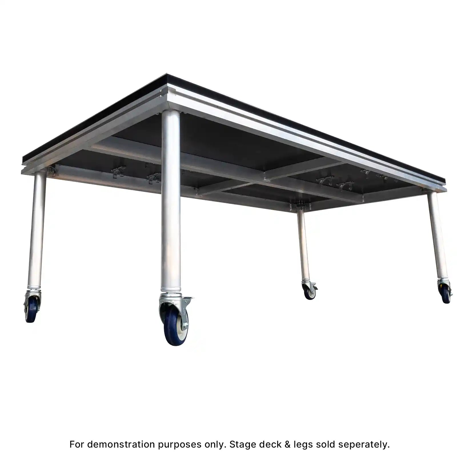 4" Threaded Caster Wheel with Brake