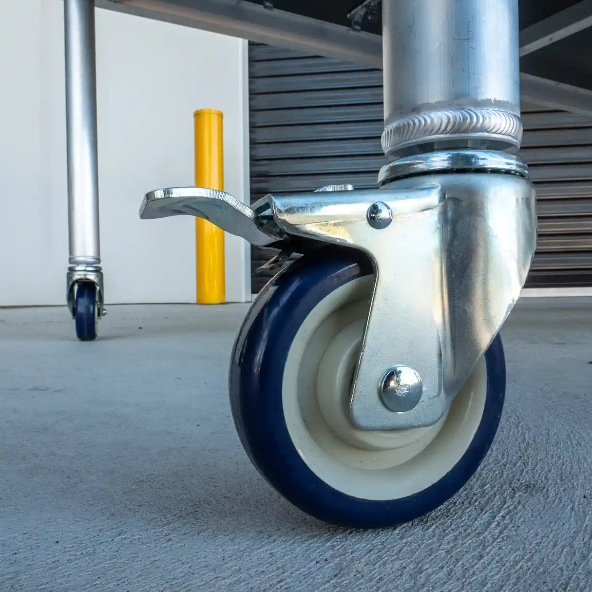 4" Threaded Caster Wheel with Brake