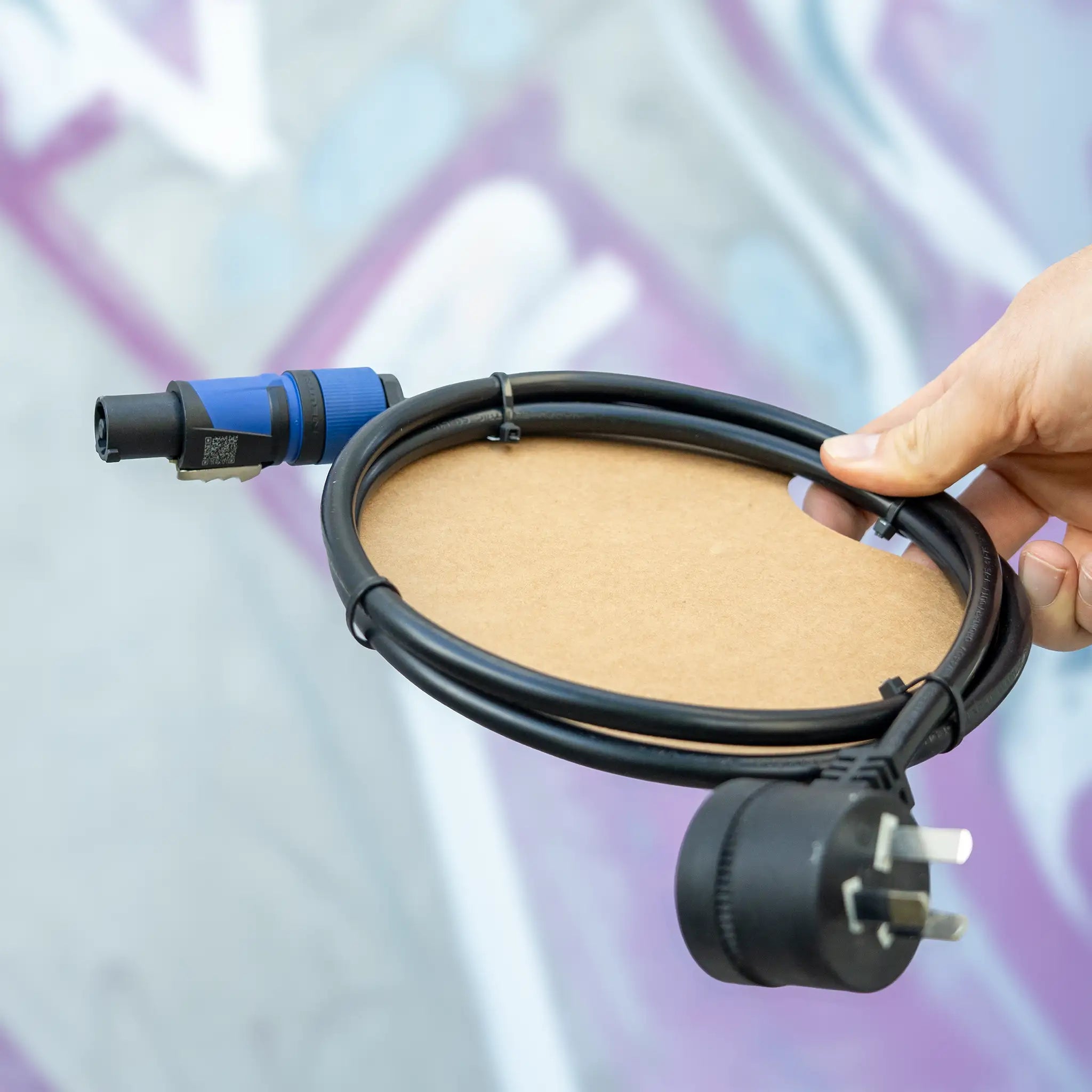 1.5m PowerCON Power Cable with Piggy Back Plug
