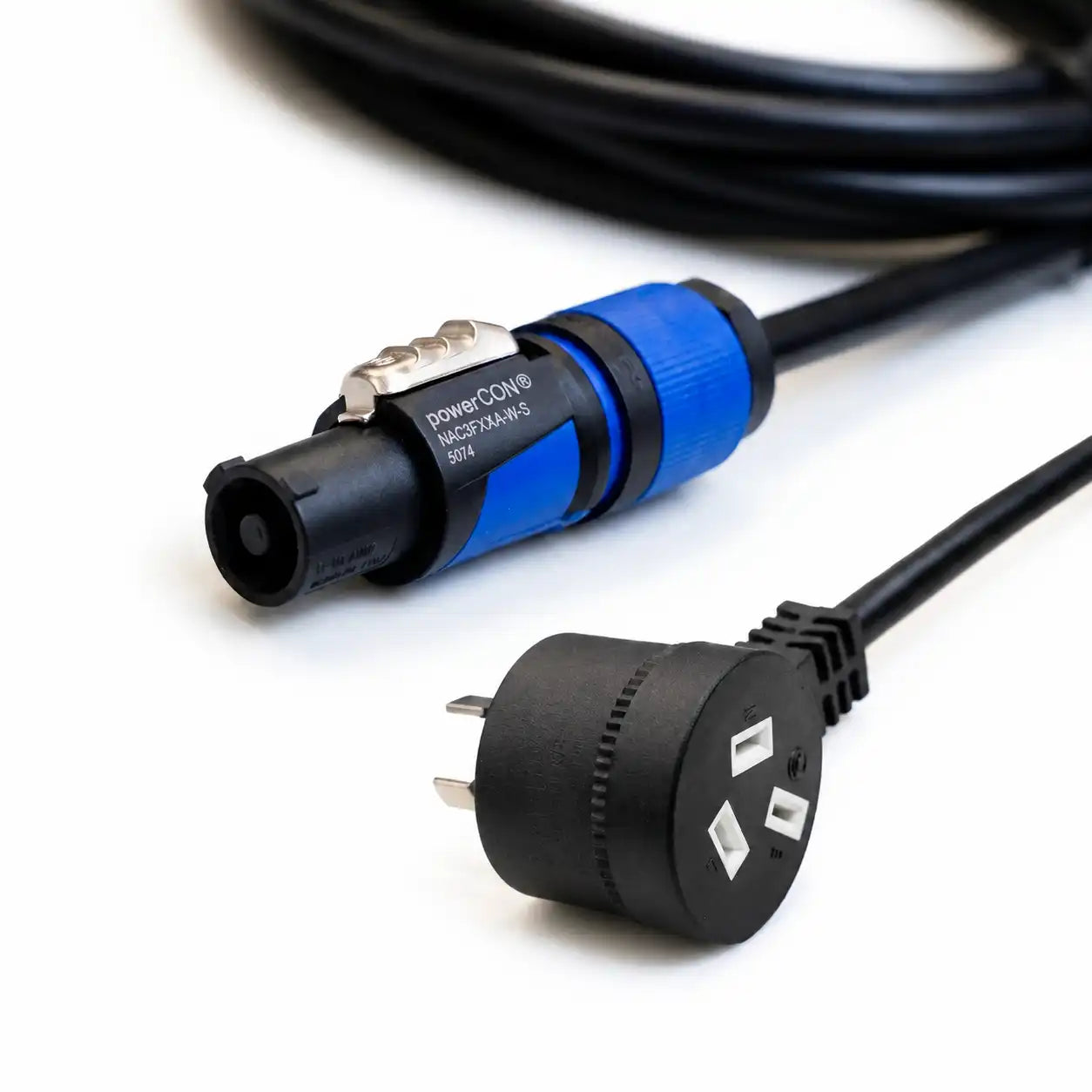 PowerCON Power Cable with Piggyback Plug