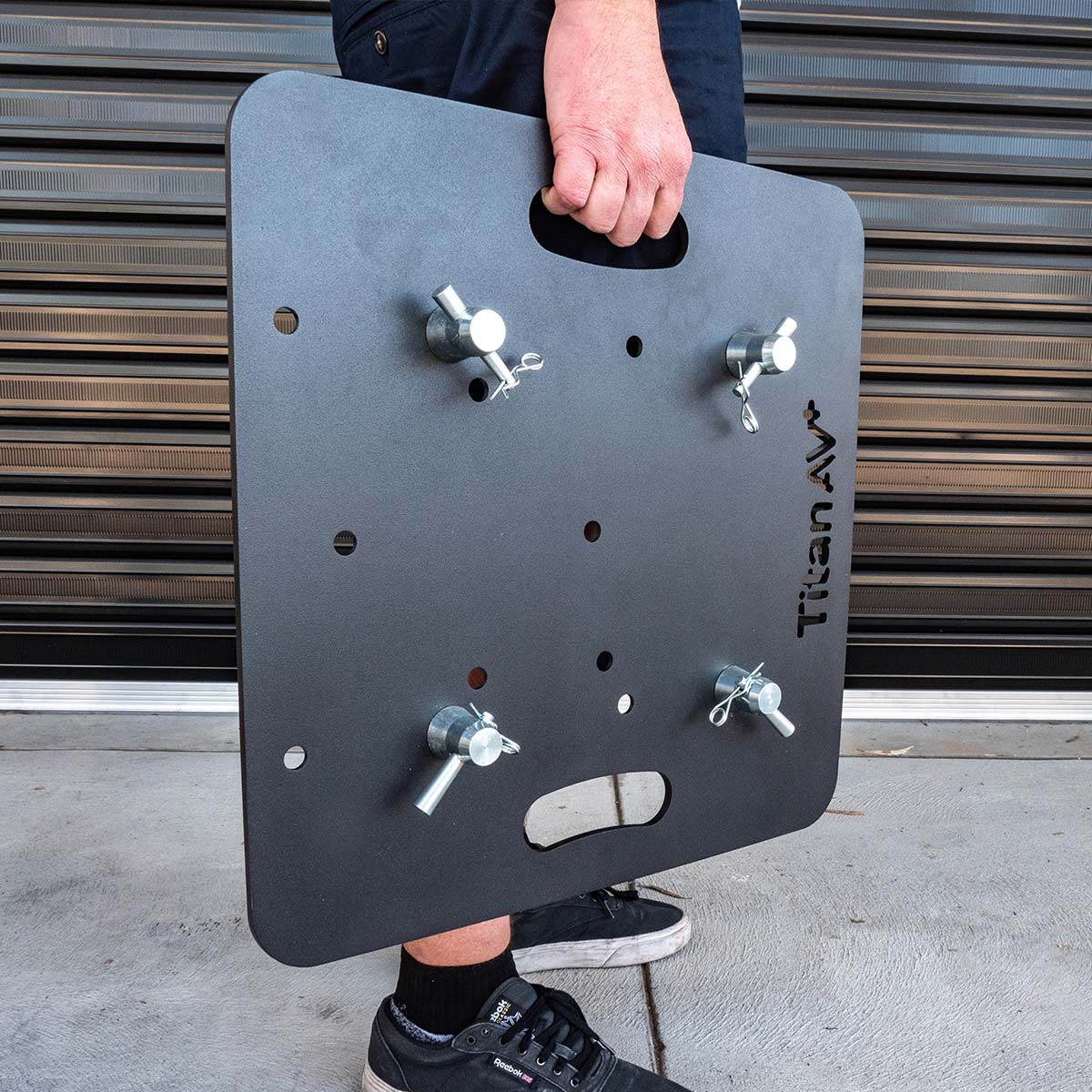 500 Steel Base Plate - 290 Truss, Black