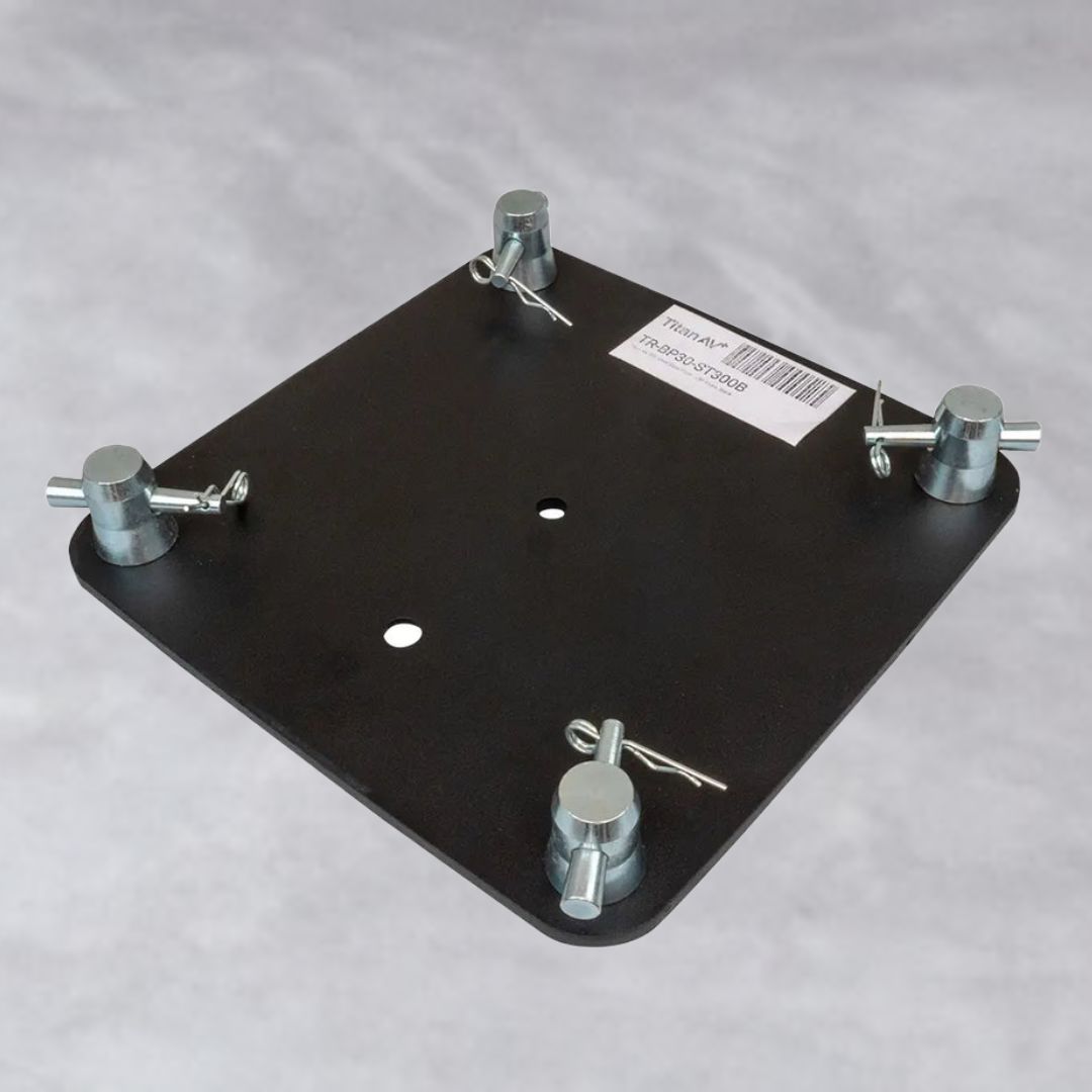 300 Steel Base Plate - 290 Truss, Black
