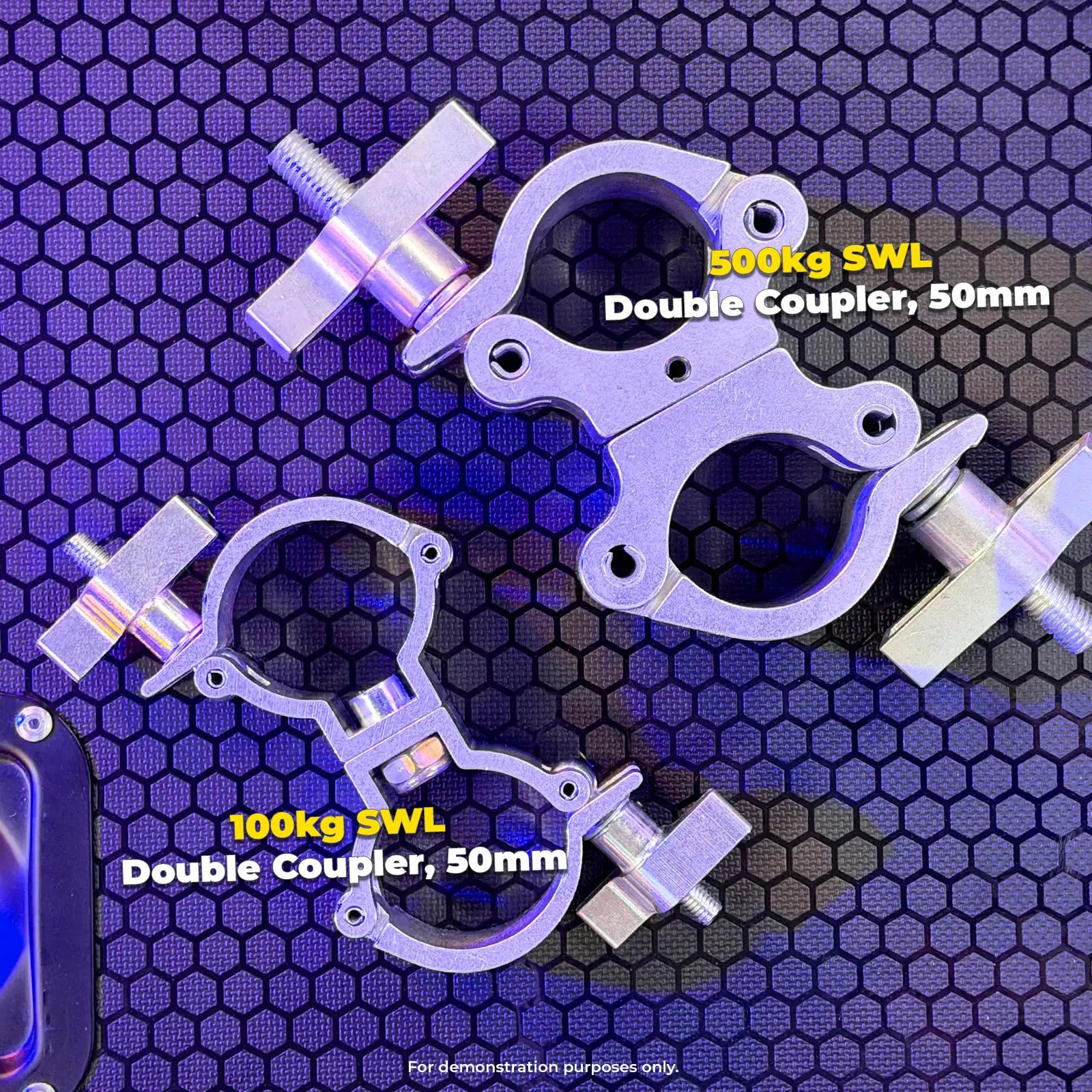 50mm Truss Clamp Double Coupler SWL 100 Kg