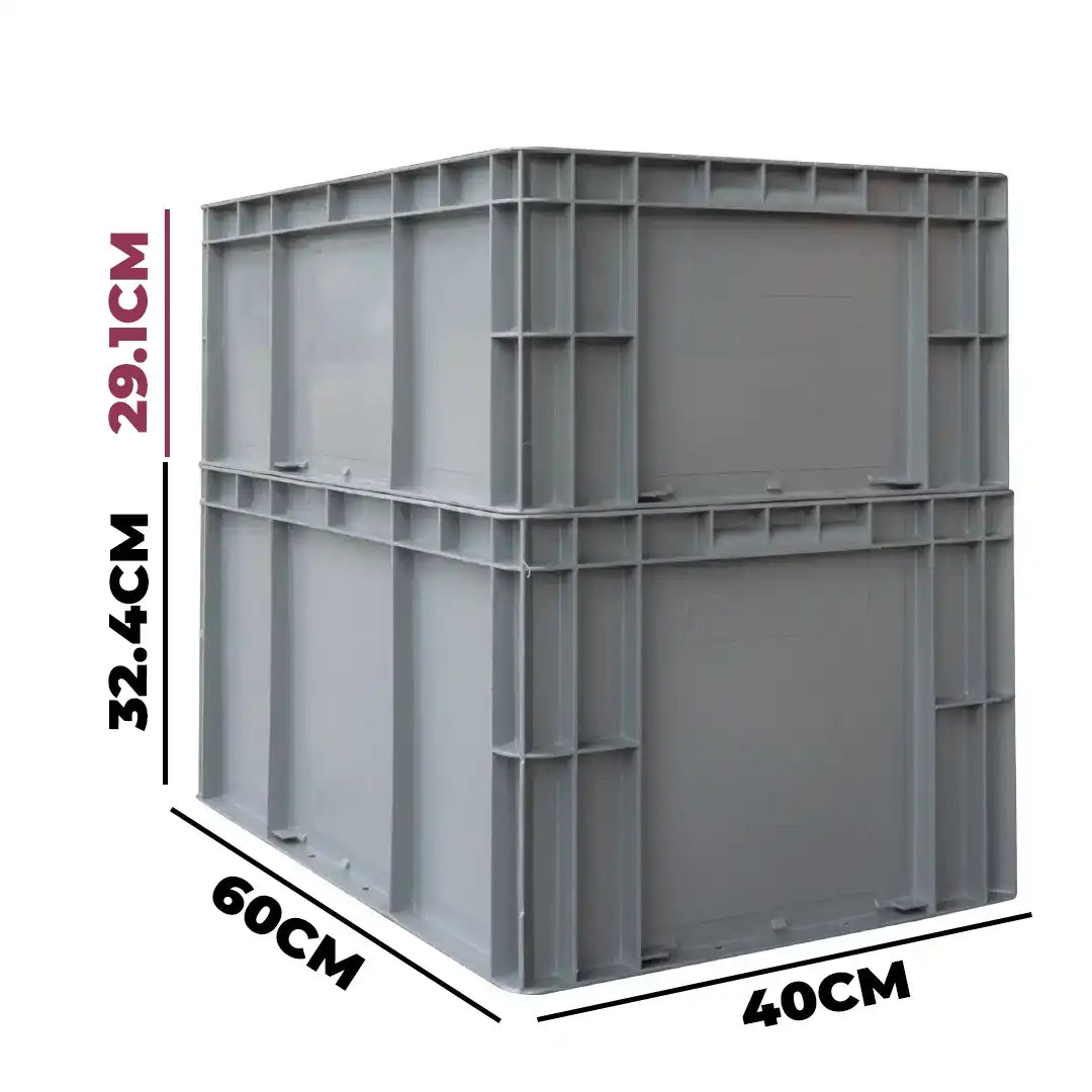 8-Crate Mixed Storage Road Case (Double-Wide)