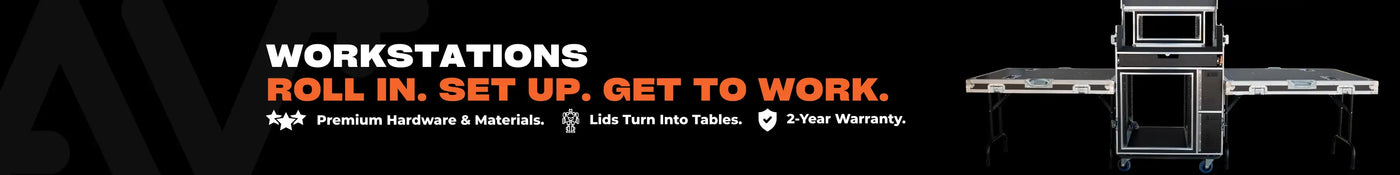 Titan AV Workstation. Roll in. Set up. Get to work.