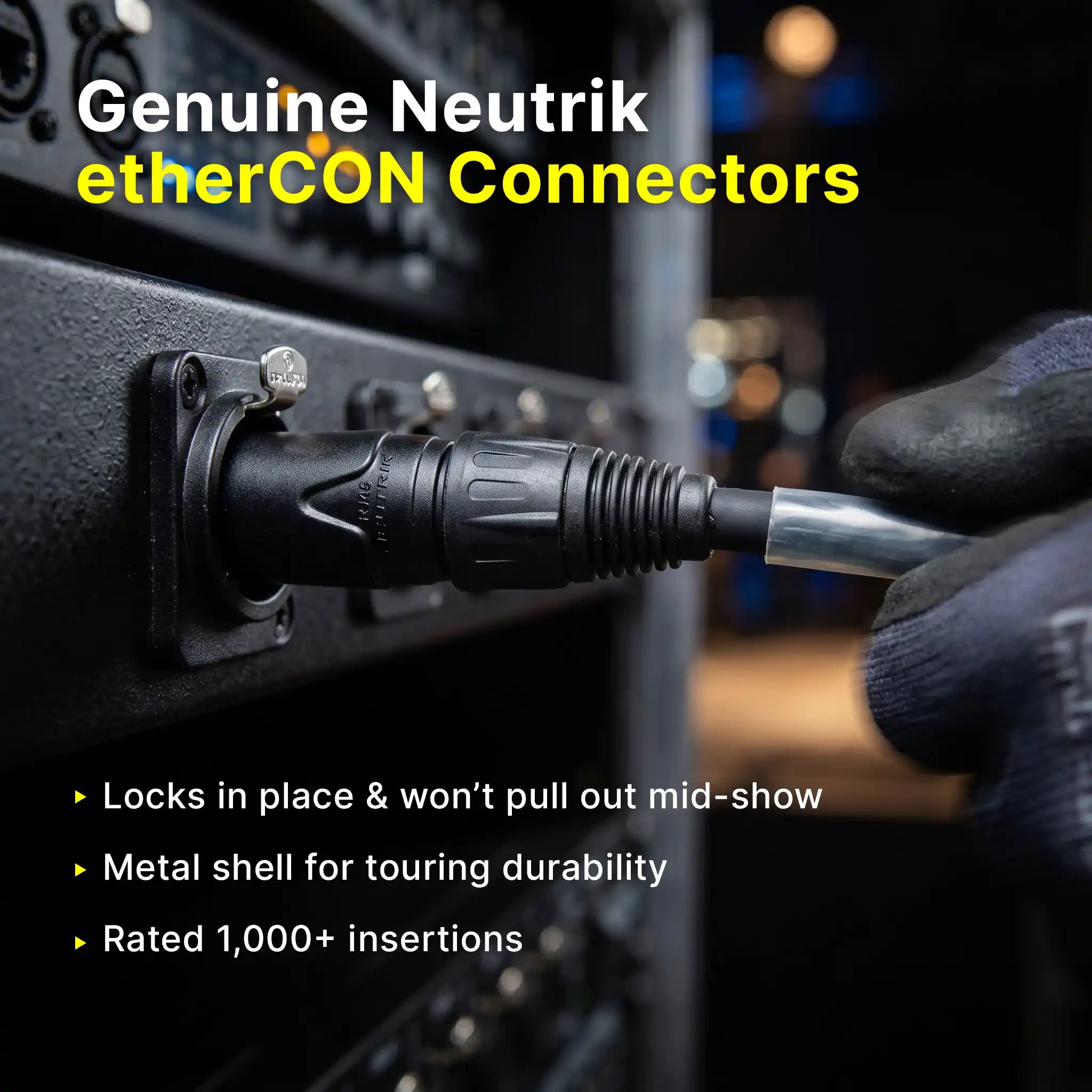 etherCON Cable, Cat6a (1m)