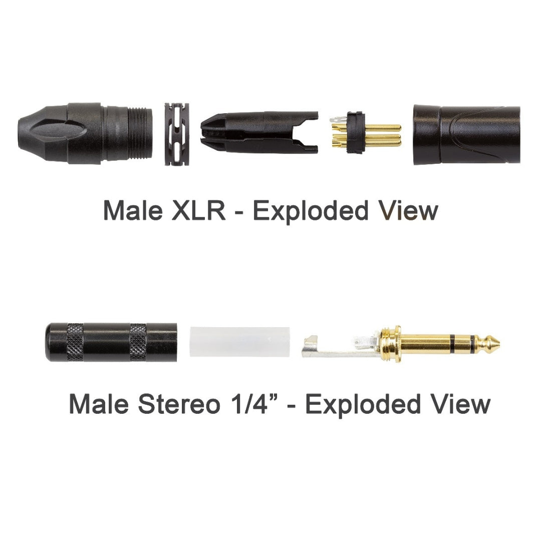 6m XLR Male to TRS Snake | 8 Channel Loom Cable