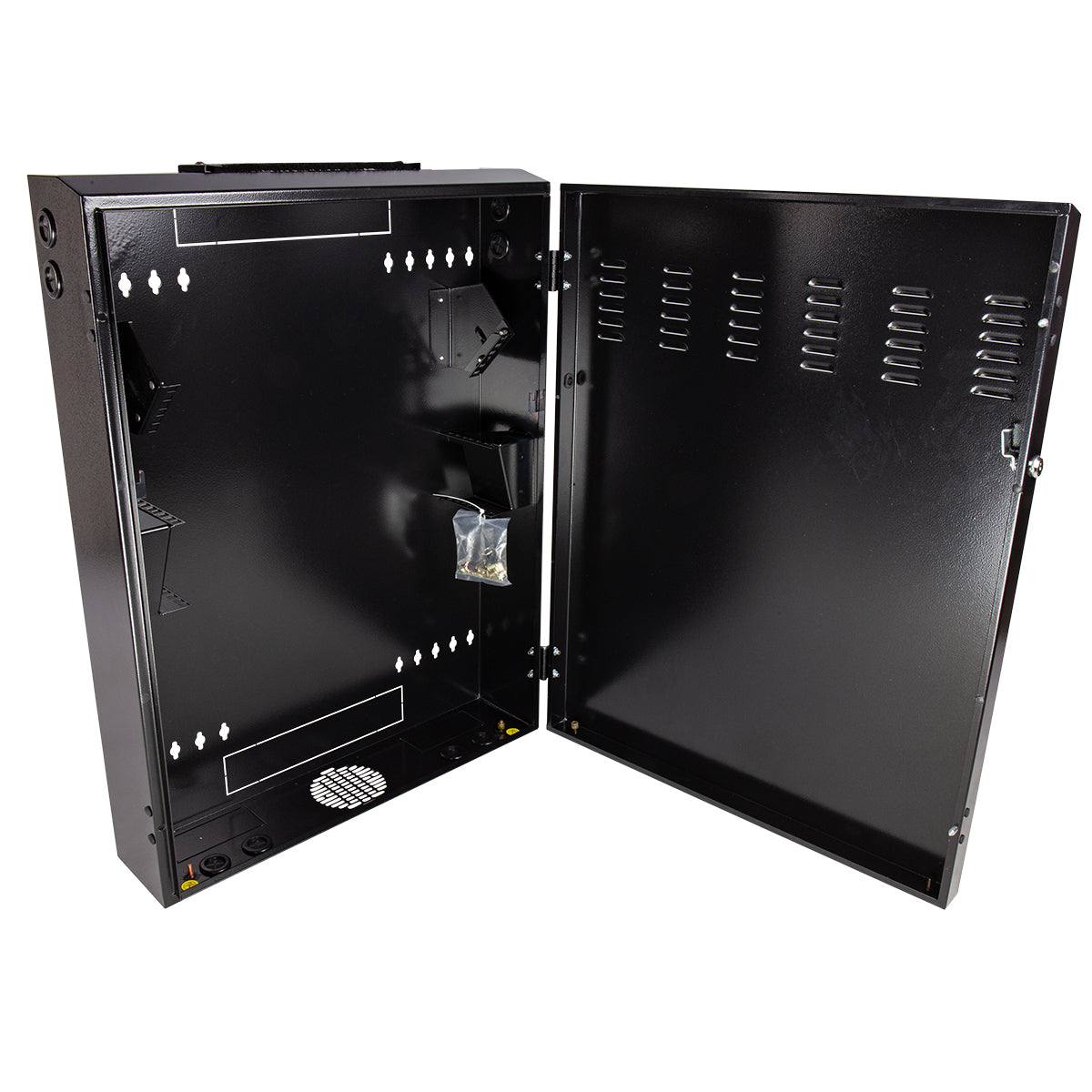 19" 2RU Vertical Wall Mount Server Cabinet
