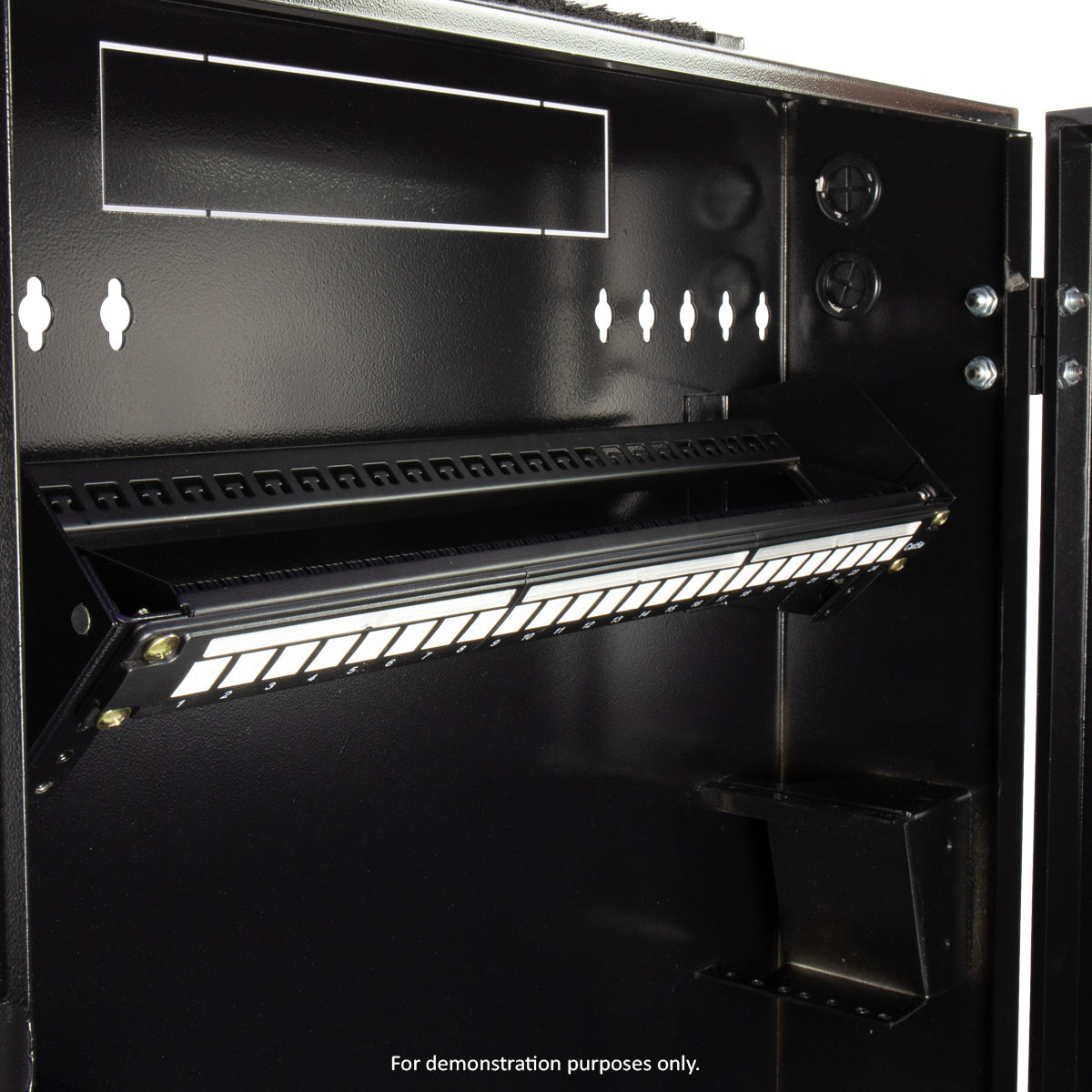 19" 2RU Vertical Wall Mount Server Cabinet