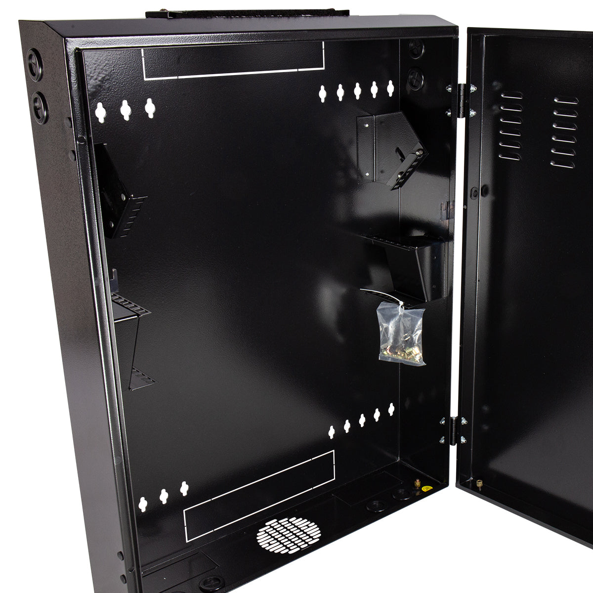 19" 2RU Vertical Wall Mount Server Cabinet