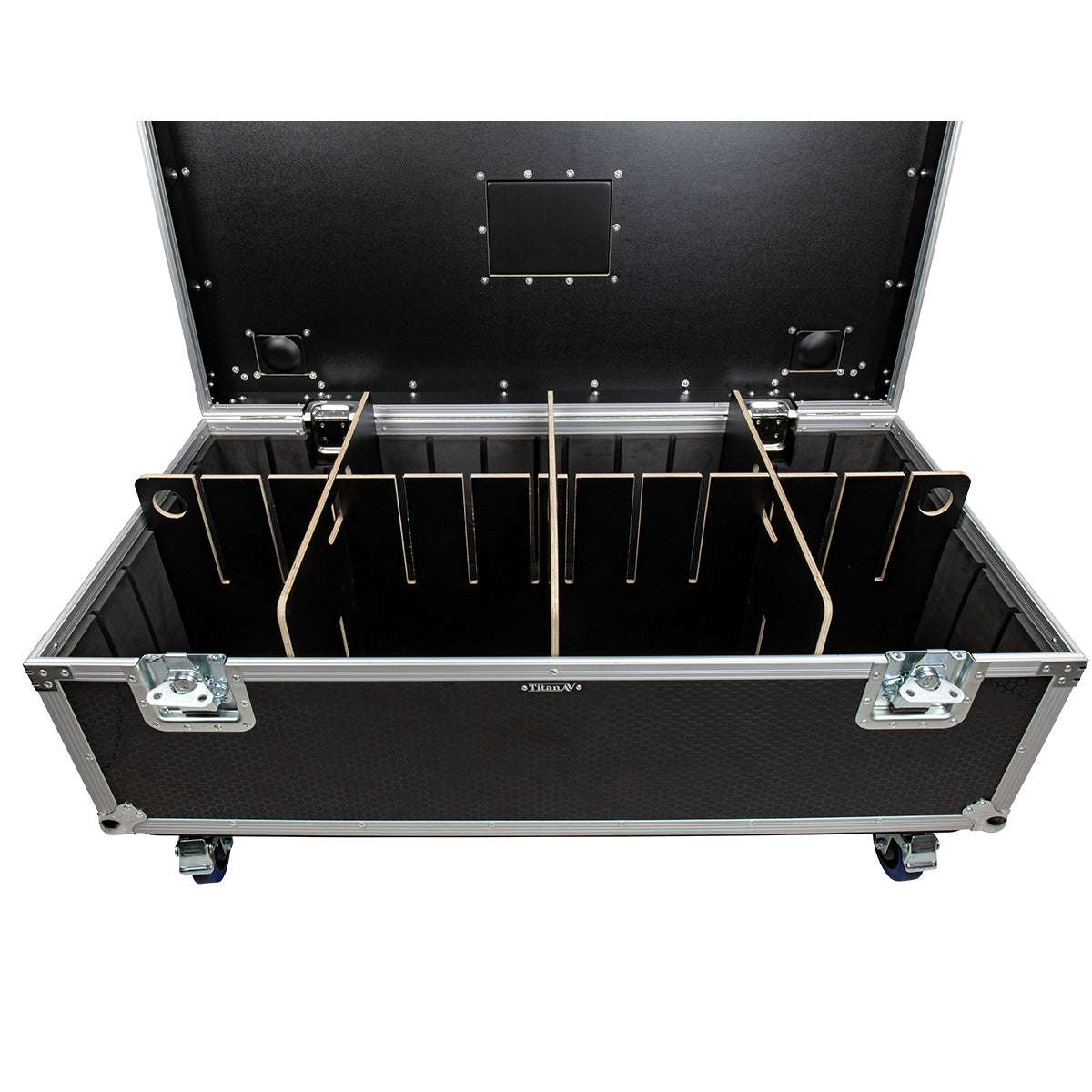 Large & Short Cable Packer with Adjustable Dividers – Pro Road Case