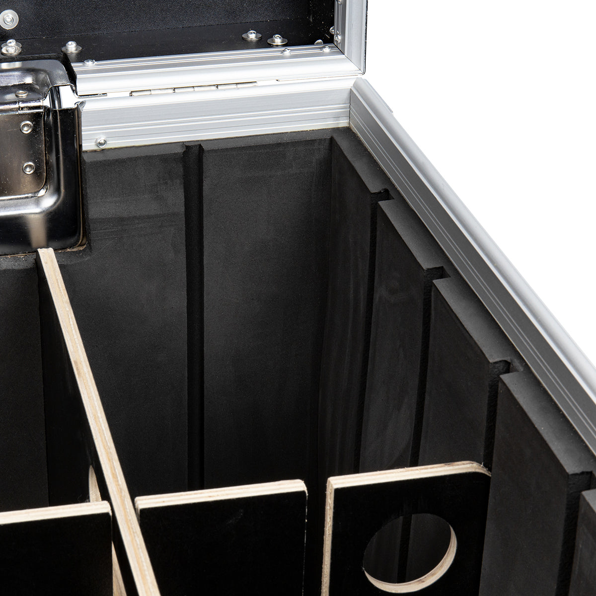 Small & Tall Cable Packer with Adjustable Dividers & Removable Tray – Pro Road Case