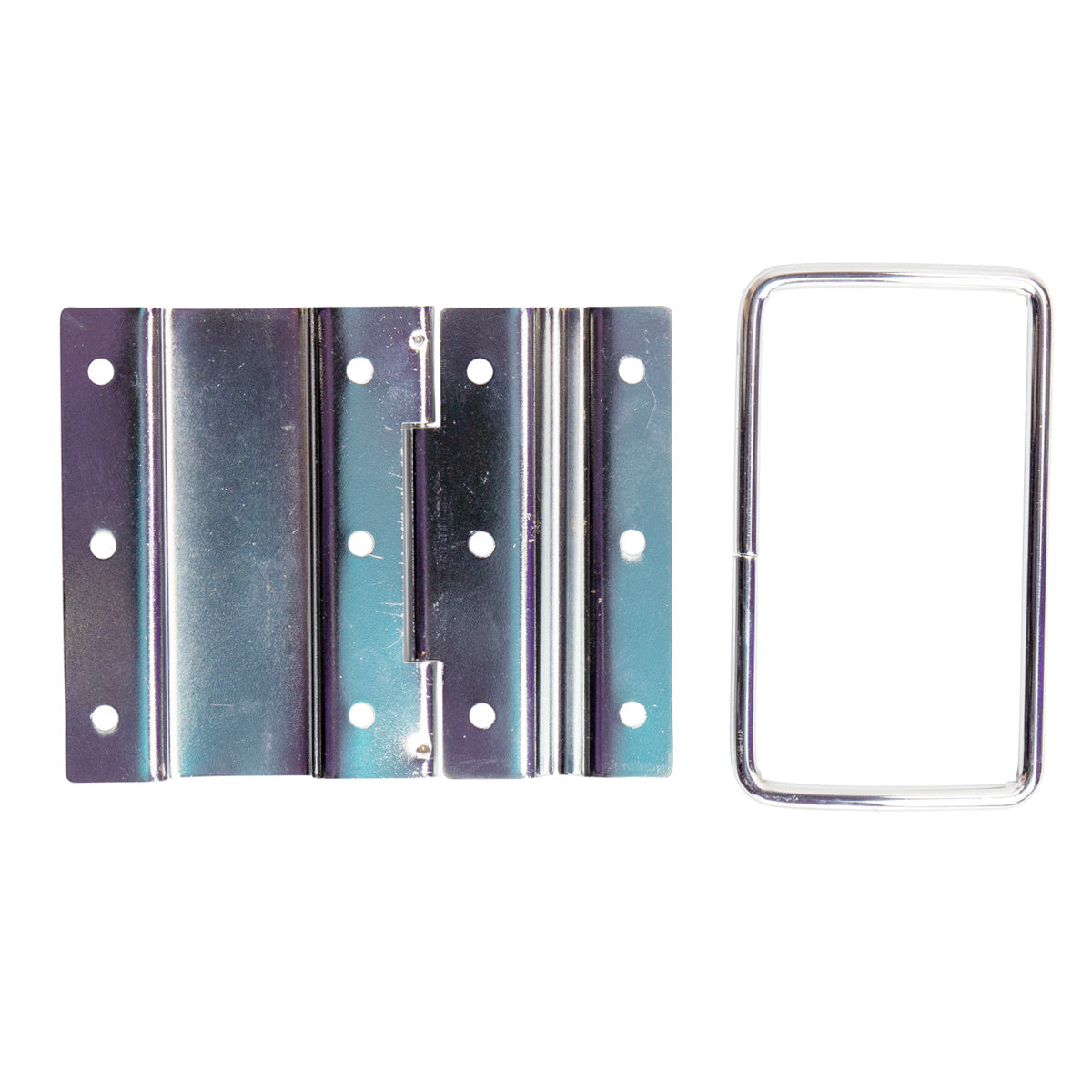 Road Case Lid Stay with Medium Hinge - Chrome
