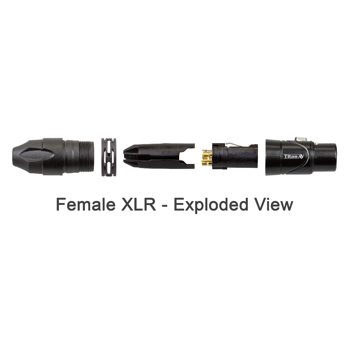 3 Pin XLR Female Connector