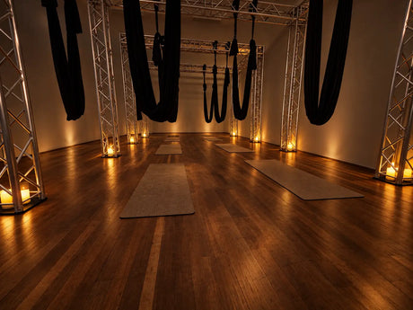 How Tanya Built A Freestanding Aerial Yoga Frame From Truss