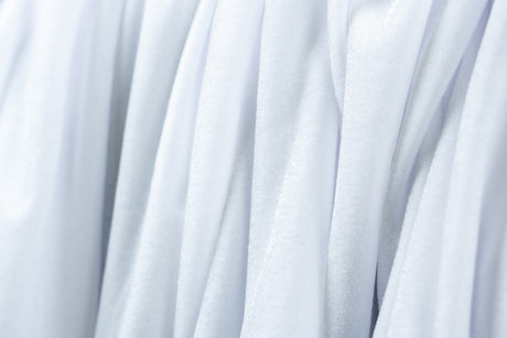 Backdrop Curtain – 3.15m x 4.25m White Velvet 300gsm