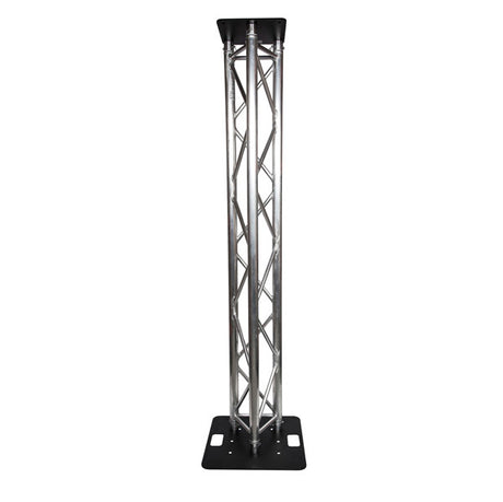 Tri Truss Lighting Stand 2m Trussing, Steel 500mm Base & Top Plate