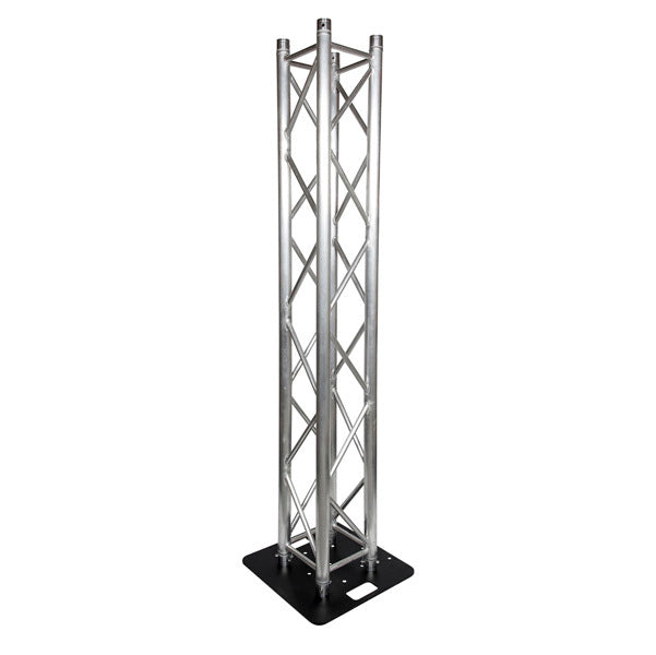 Box Truss Lighting Stand 2 Meter Trussing & Steel 500mm Base