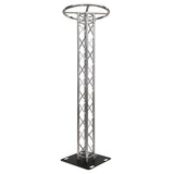 2.5 Metre 290mm Box Truss Light Stand, 1 Metre Ring