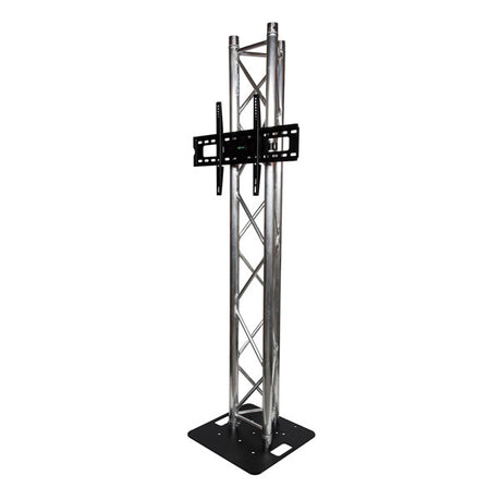 2m Tri Truss Flat Mount TV Stand with 500mm Steel Base