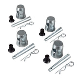 Base plate Half Spigot, Pin, Clip & Screw (4 Pack)