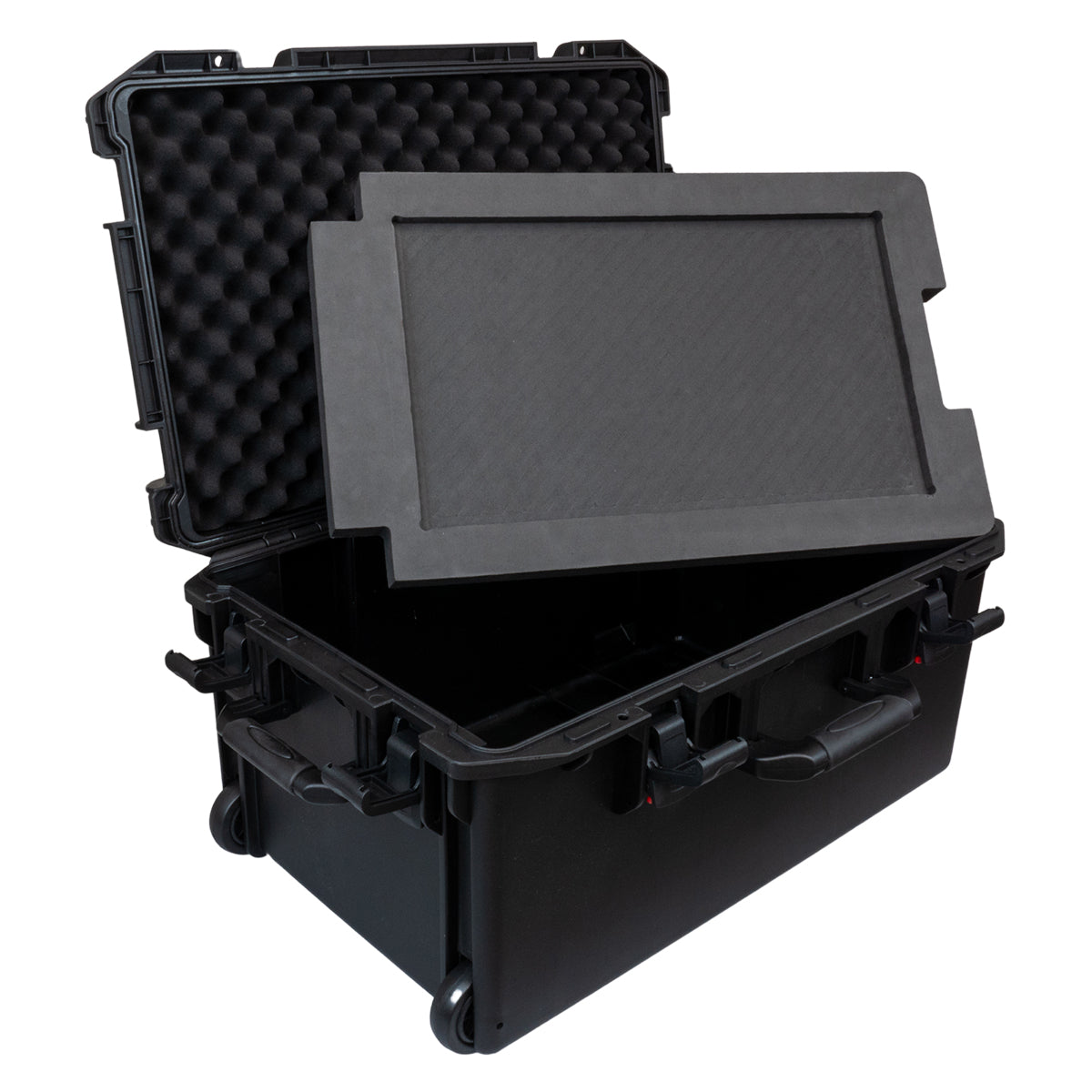 4RU Fly Rack & Wheeled Hard Case