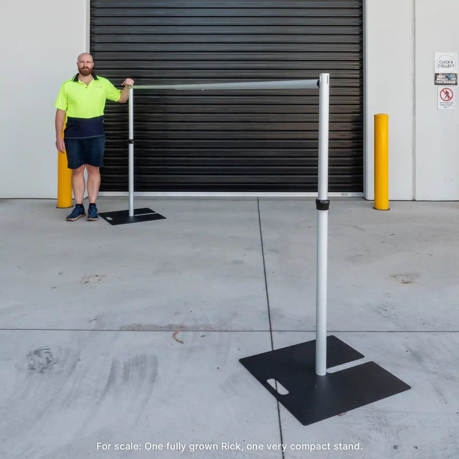 3m x 1.5m Pipe and Drape Stand with Black Velvet Drape