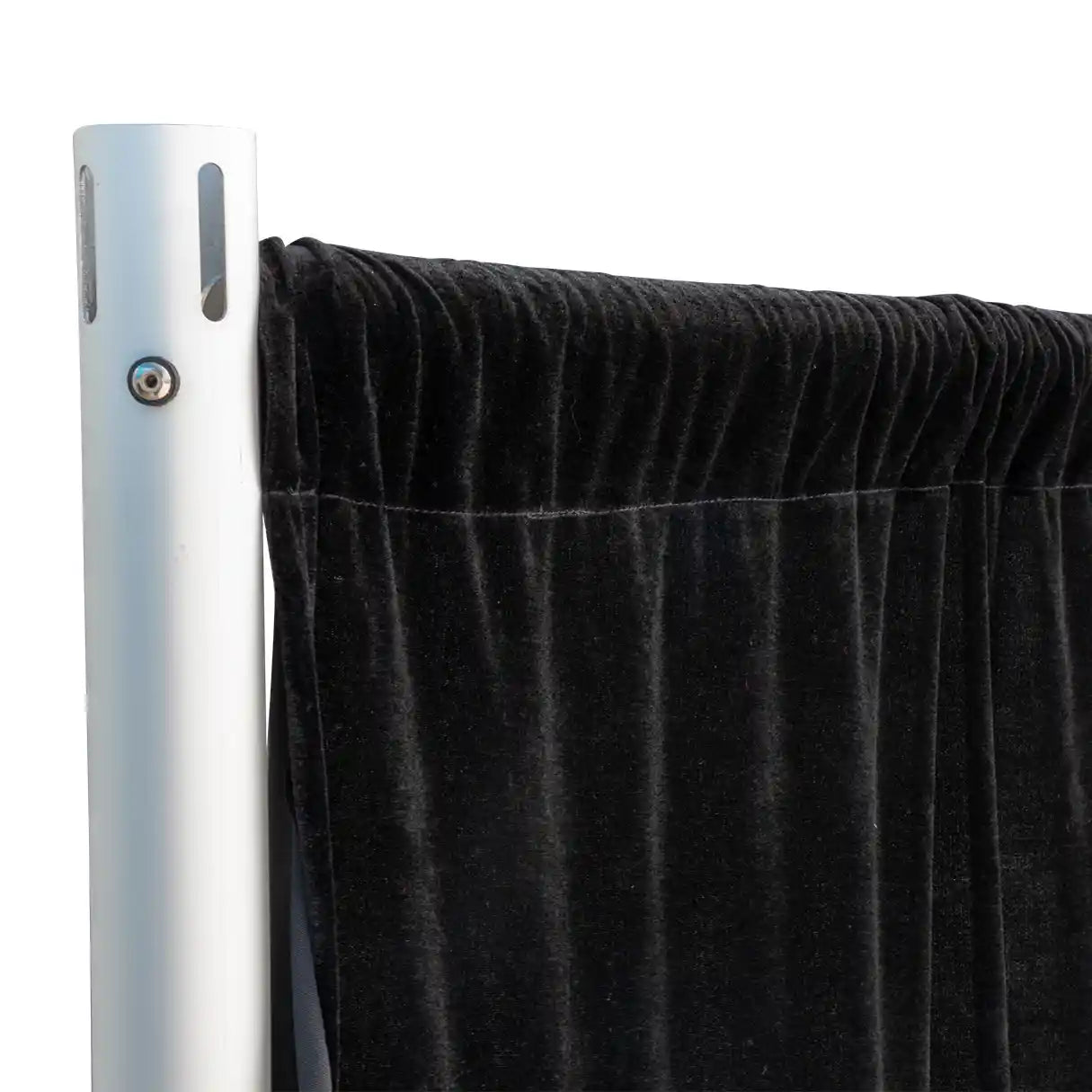 3m x 3m Pipe and Drape Stand with Black Velvet Drape (800gsm)