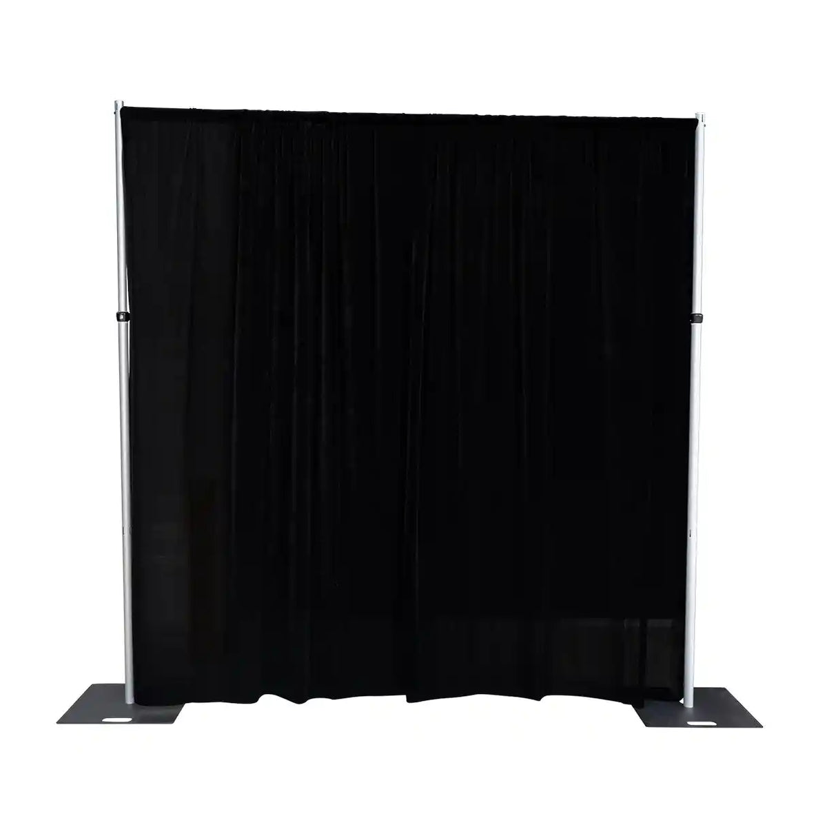 Drape Stand 3m x 3m Pipe and Drape Stand with Black Velvet Drapes – Titan AV