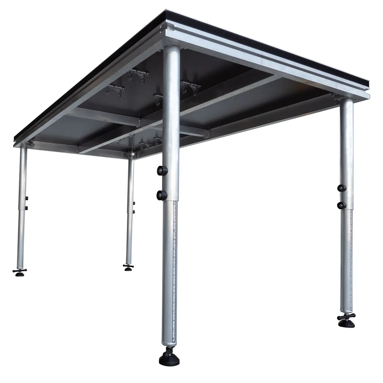 2 x 1m Stage Platform with 600-1000mm Legs