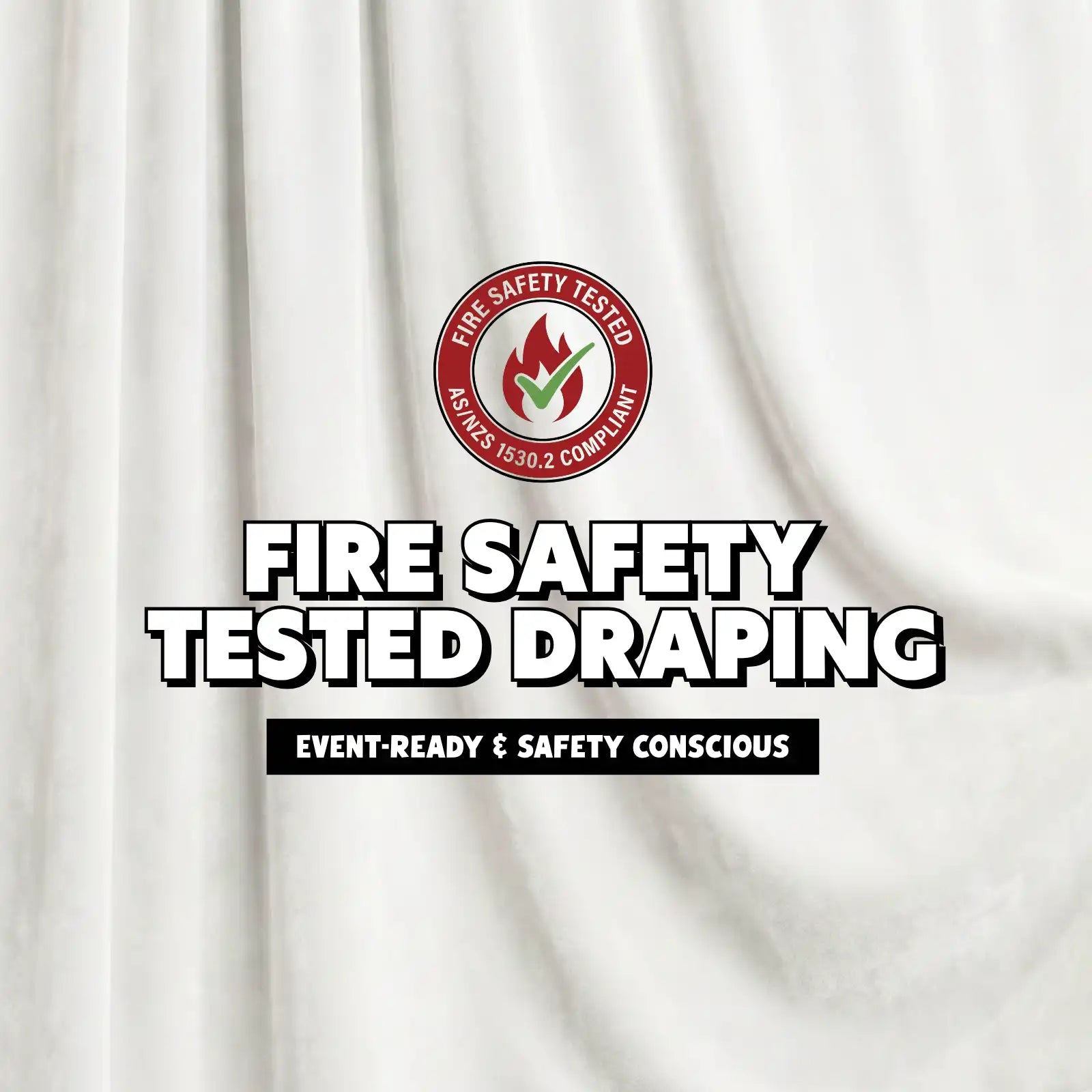 Fire Safety Tested Draping