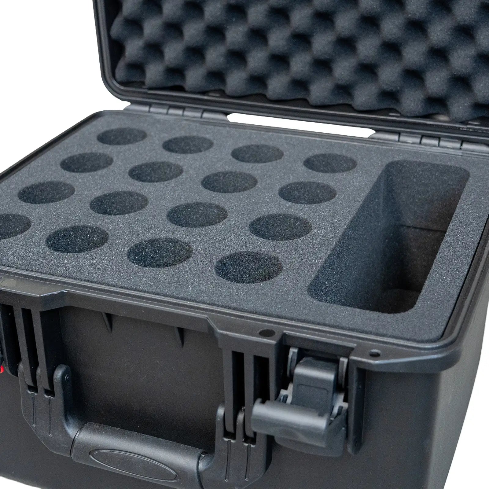 16-Slot Microphone Hard Case