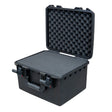 Interior of Titan AV 40L Hard Case showing customisable pre-cubed diced foam layers