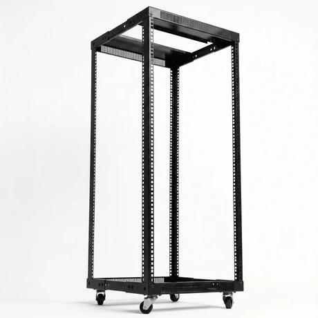 Angled view of 24RU Rack