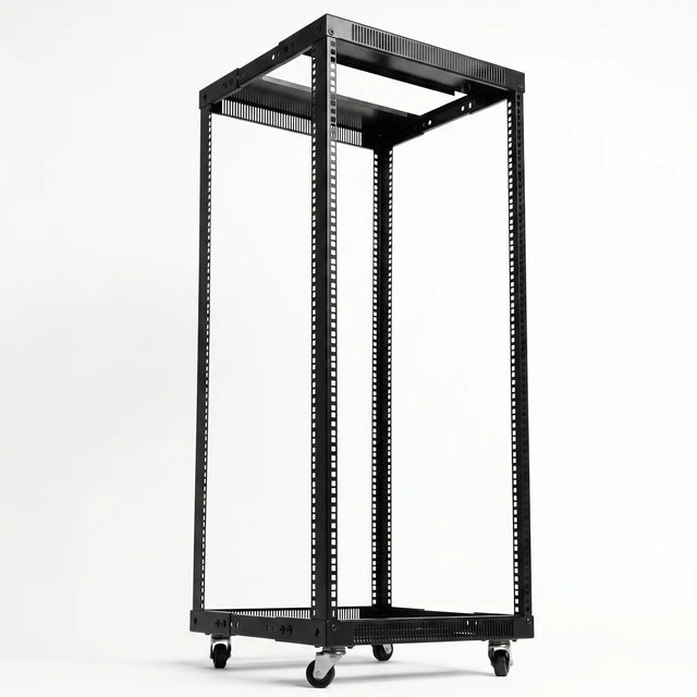 Angled view of 24RU Rack