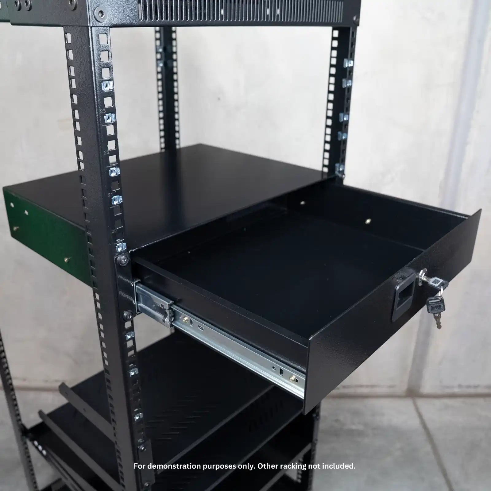 2U Rack Drawer, 350mm Deep