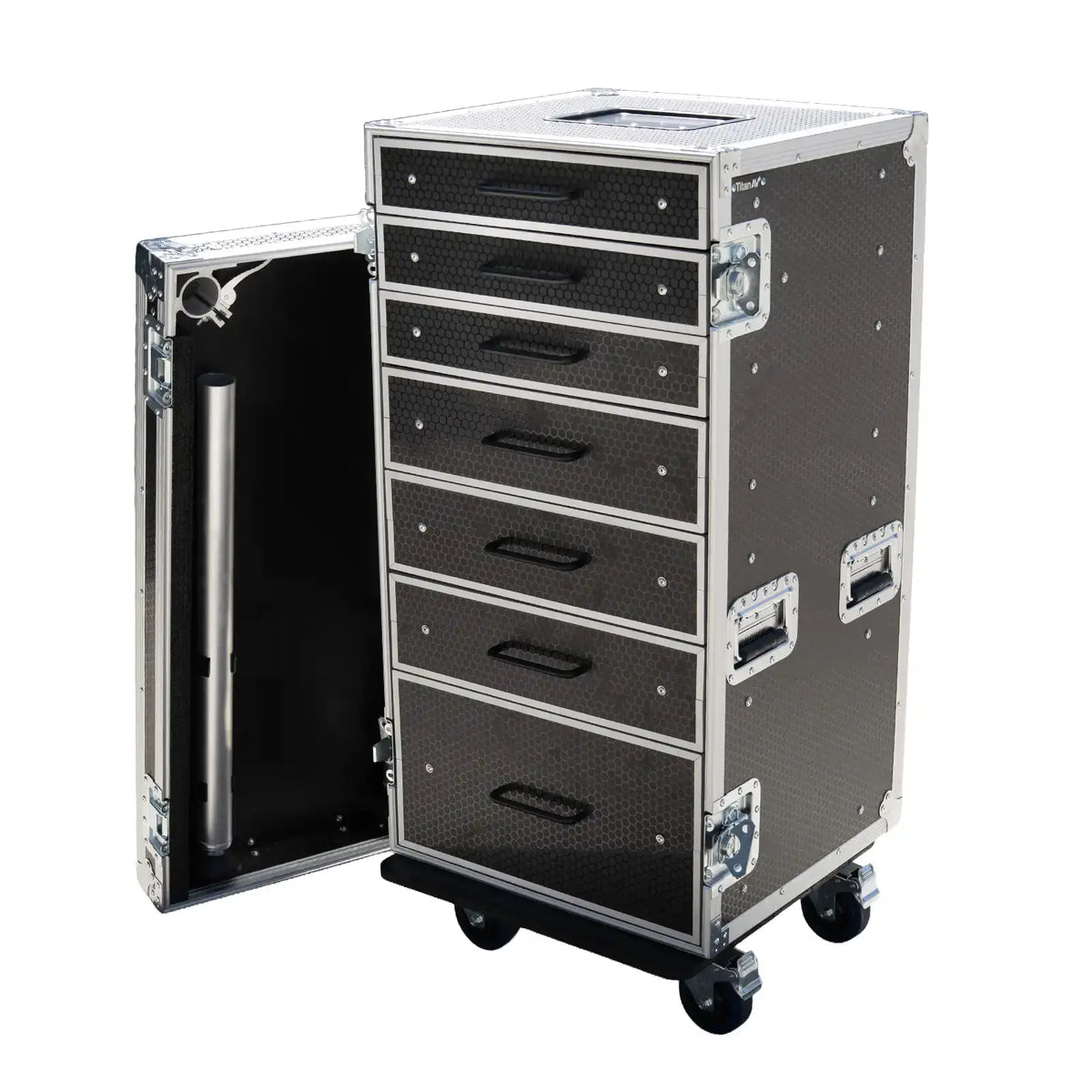 Portable Work Station with 7 Drawers & Table