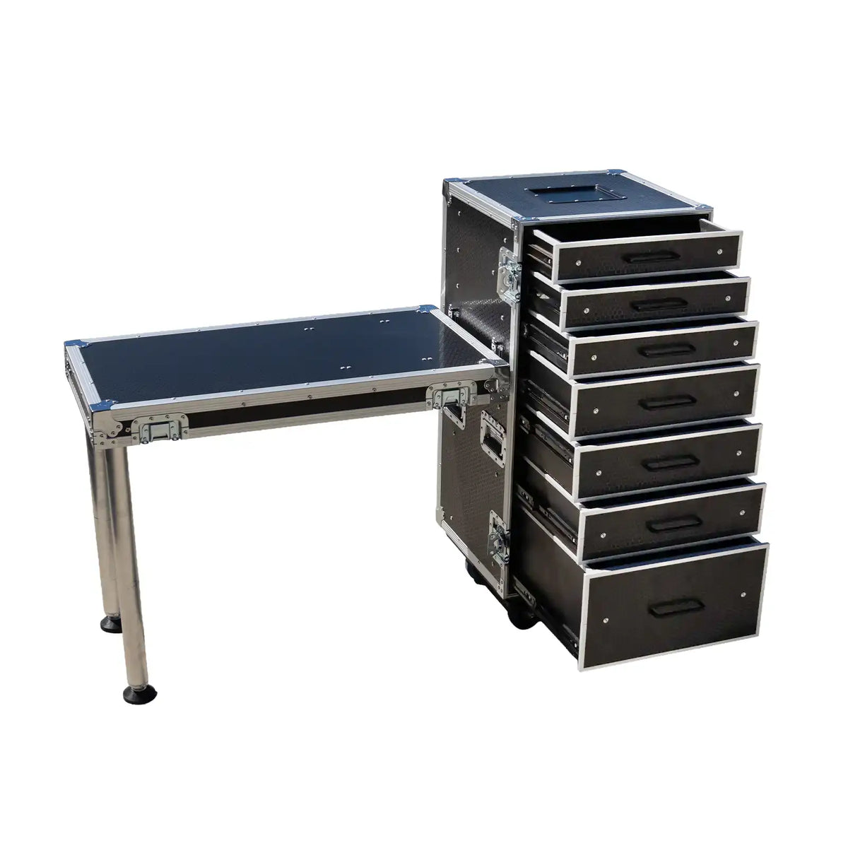 Portable Work Station with 7 Drawers & Table