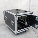 19" 8RU Slam Rack Road Case on Castors, Pro Series