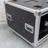 19" 8RU Slam Rack Road Case on Castors, Pro Series