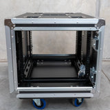 19" 8RU Slam Rack Road Case on Castors, Pro Series