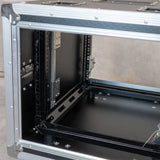 19" 8RU Slam Rack Road Case on Castors, Pro Series